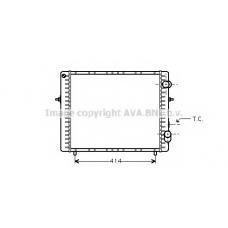 RTA2128 Prasco Радиатор, охлаждение двигателя