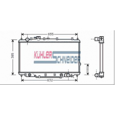 5200701 KUHLER SCHNEIDER Радиатор, охлаждение двигател