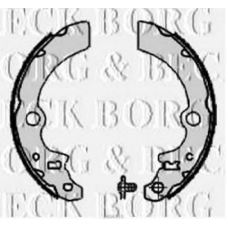 BBS6333 BORG & BECK Комплект тормозных колодок