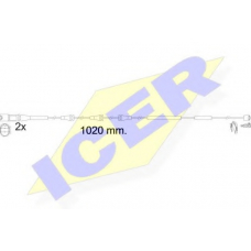 610623 E C ICER Сигнализатор, износ тормозных колодок