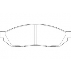 WBP20731A WAGNER LOCKHEED Комплект тормозных колодок, дисковый тормоз