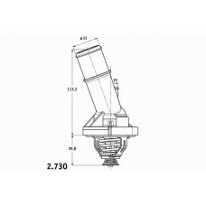 2.730.90 BEHR Термостат, охлаждающая жидкость