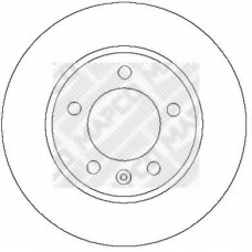 25704 MAPCO Тормозной диск