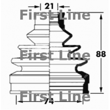 FCB6045 FIRST LINE Пыльник, приводной вал