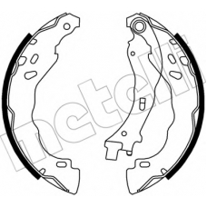 53-0544 METELLI Комплект тормозных колодок