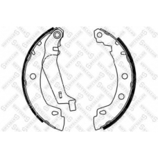 731 100-SX STELLOX Комплект тормозных колодок