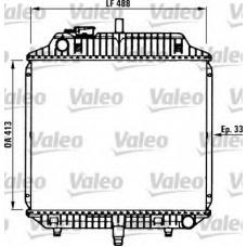 730885 VALEO Радиатор, охлаждение двигателя