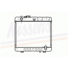 62604 NISSENS Радиатор, охлаждение двигателя
