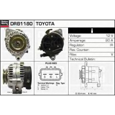 DRB1180 DELCO REMY Генератор