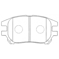 PN-1481 JNBK Колодки тормозные