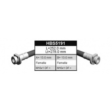 HBS5191 QUINTON HAZELL Тормозной шланг