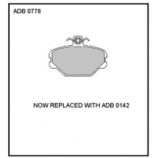 ADB0778 Allied Nippon Тормозные колодки