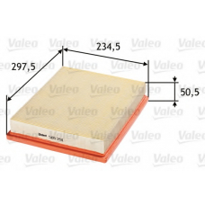 585291 VALEO Воздушный фильтр