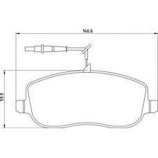 363700201369 MAGNETI MARELLI Комплект тормозных колодок, дисковый тормоз