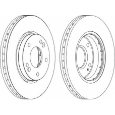 DDF1239-1 FERODO Тормозной диск