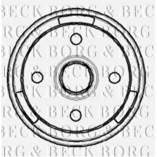 BBR7019 BORG & BECK Тормозной барабан