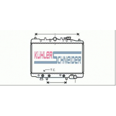 0210401 KUHLER SCHNEIDER Радиатор, охлаждение двигател
