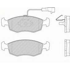 T0610133 RAMEDER Комплект тормозных колодок, дисковый тормоз