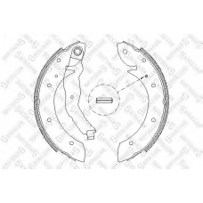 407 100-SX STELLOX Комплект тормозных колодок
