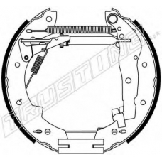 6031 TRUSTING Комплект тормозных колодок