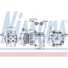 89358 NISSENS Компрессор, кондиционер