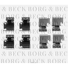 BBK1209 BORG & BECK Комплектующие, колодки дискового тормоза