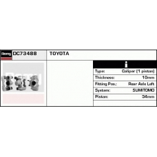 DC73488 DELCO REMY Тормозной суппорт