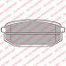 LP2088 DELPHI Комплект тормозных колодок, дисковый тормоз
