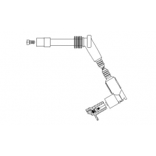 379S44 BREMI Провод зажигания