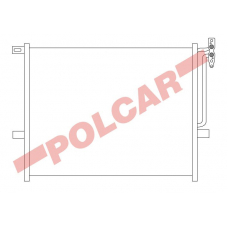 2008K8C1 POLCAR Skraplacze klimatyzacji