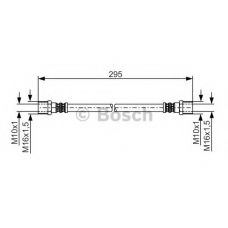 1 987 481 204 BOSCH Тормозной шланг