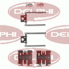 LX0011 DELPHI Комплектующие, колодки дискового тормоза