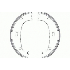 18492715553 S.b.s. Комплект тормозных колодок, стояночная тормозная с