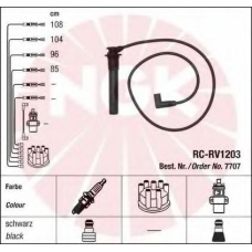 7707 NGK Комплект проводов зажигания