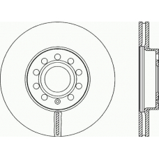 BDR2151.20 OPEN PARTS Тормозной диск