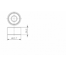 TKR 9821 TIMKEN Натяжной ролик, ремень грм