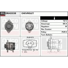DRA0338 DELCO REMY Генератор