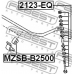 2123-EQ FEBEST Тяга / стойка, стабилизатор