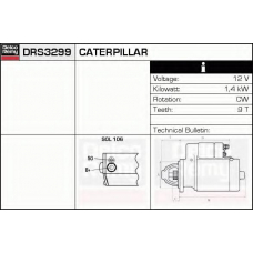 DRS3299 DELCO REMY Стартер
