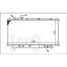 030-017-0002 LORO Радиатор, охлаждение двигателя