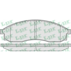 05P942 LPR Комплект тормозных колодок, дисковый тормоз