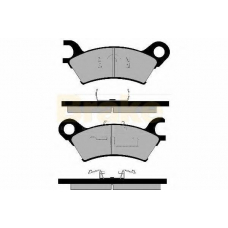 PA758 BRAKE ENGINEERING Комплект тормозных колодок, дисковый тормоз