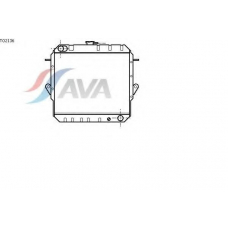 TO2136 AVA Радиатор, охлаждение двигателя