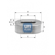 27.162.00 UFI Воздушный фильтр