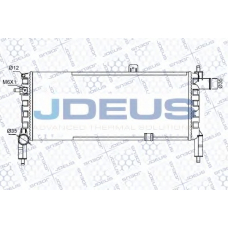 020V07 JDEUS Радиатор, охлаждение двигателя
