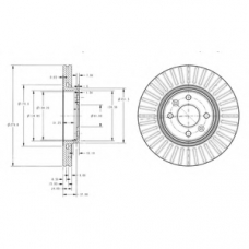 BG3430C DELPHI Тормозной диск