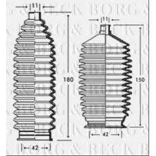 BSG3224 BORG & BECK Пыльник, рулевое управление