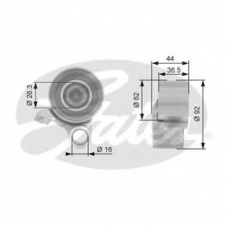 T41263 GATES Натяжной ролик, ремень грм