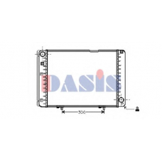 120420N AKS DASIS Радиатор, охлаждение двигателя