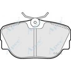 PAD558 APEC Комплект тормозных колодок, дисковый тормоз